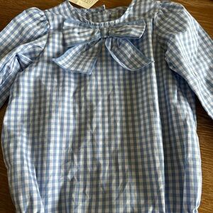 The Beaufort Bonnet company Beatrice Bow Blouse NWT